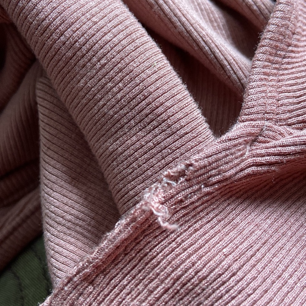 Shein Pink Ribbed Open Back Tank Mini Dress - Picture 3 of 3